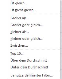 Zahlenfilter